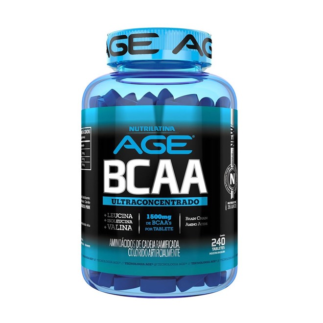 BCAA 1.5g (120 cápsulas) - AGE Nutrilatina