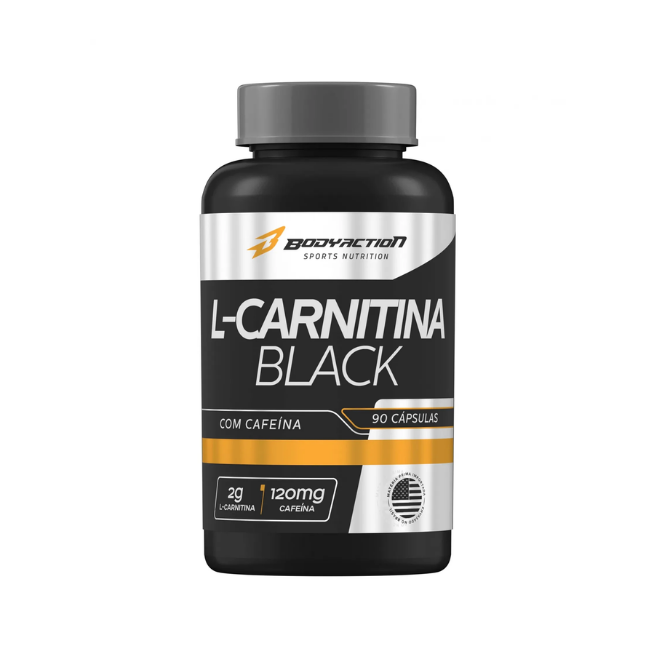 L- Carnitina Black (90 Caps) - Black Skull