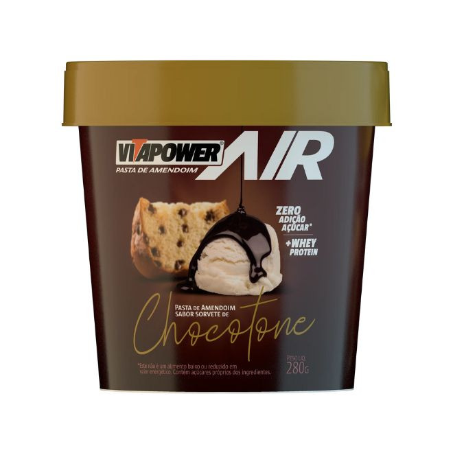 Pasta de Amendoim AIR®️ Chocotone (280g) - Vitapower