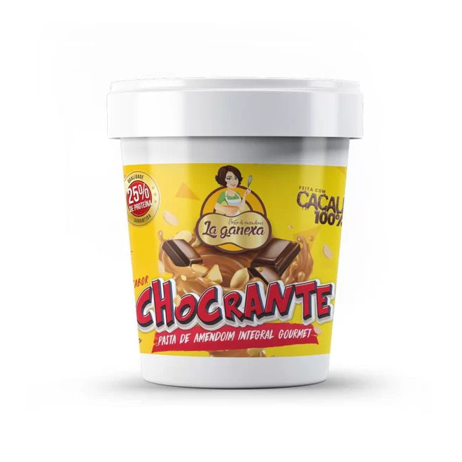 Pasta de Amendoim Chocrante (450g) - La Ganexa