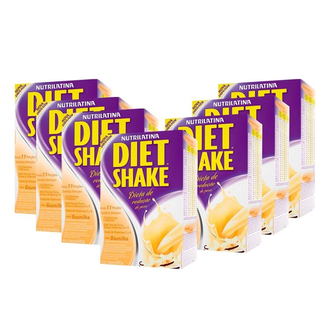 Combo 7x Diet Shake Tradicional (400g) - Nutrilatina