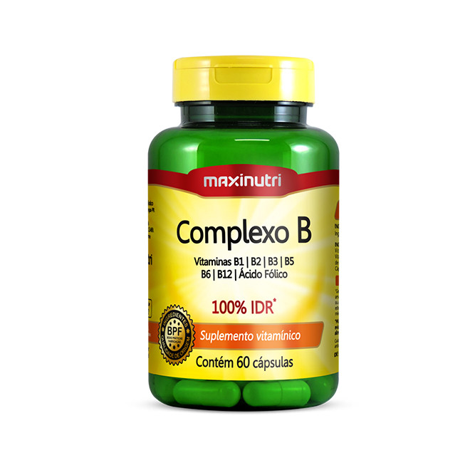 Complexo B 60 Cápsulas - Maxinutri