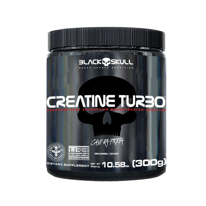 Creatina Turbo (300g) - Black Skull