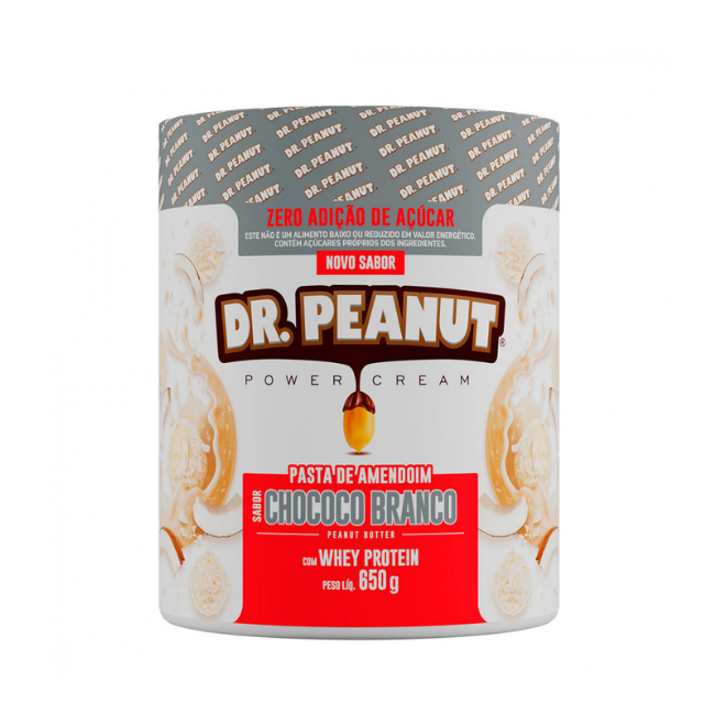 Pasta de amendoim Chococo Branco (650g) - Dr Peanut