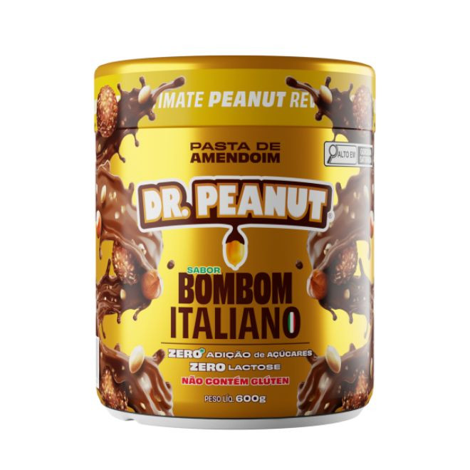 Pasta de Amendoim Bombom Italiano (600g) - Dr. Peanut 