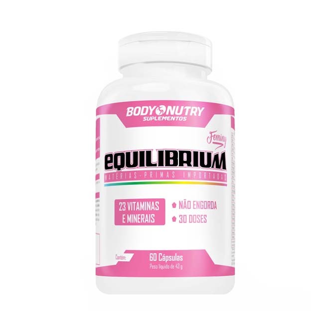 Equilibrium Feminy 60 Cápsulas - Body Nutry 