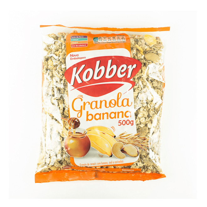 Granola Banana, Mel e Castanhas (500g) - Kobber