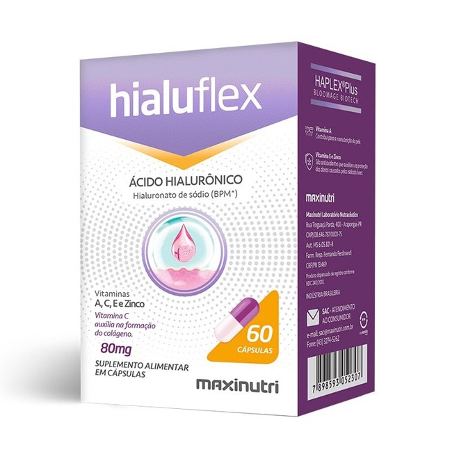 Hialuflex BPM 80mg (60 caps) - Maxinutri 