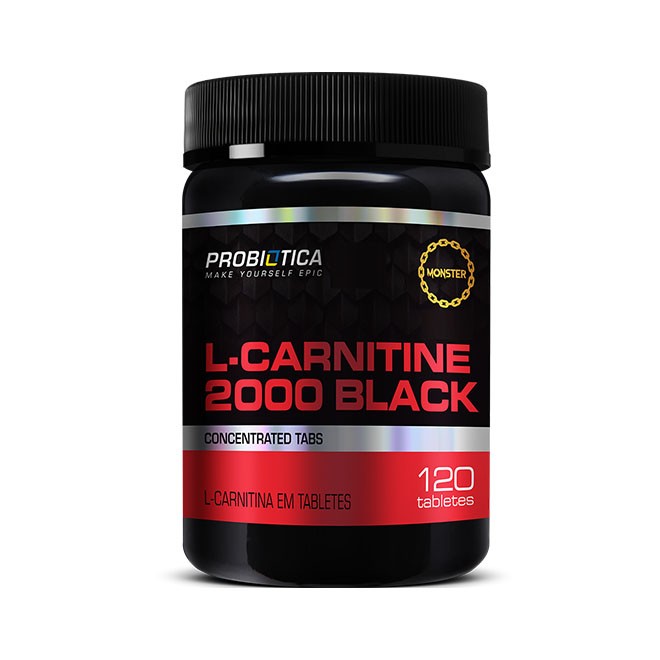 L-Carnitine Black 2000mg 120 Tabletes - Probiotica
