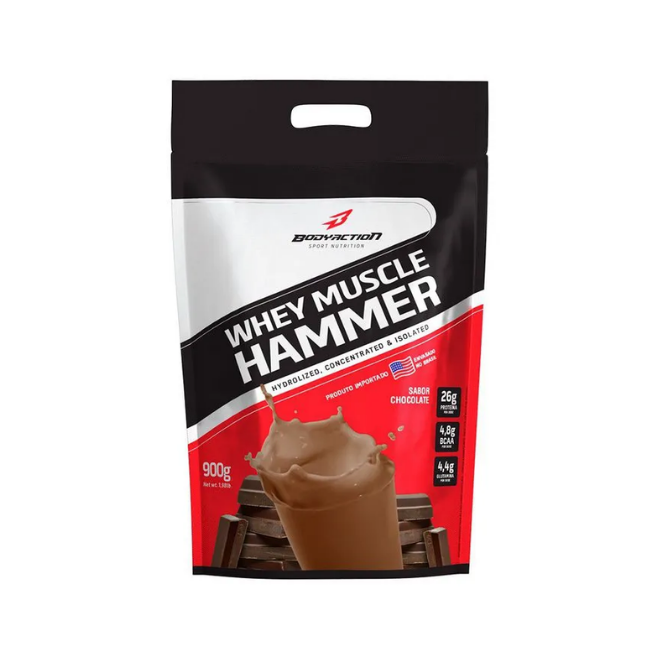 Whey Muscle Hammer (900g) Chocolate - Body Action
