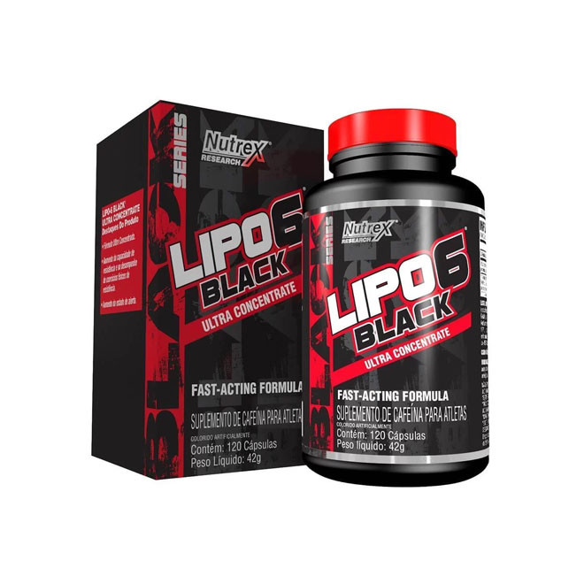 Lipo 6 Black Ultra Concentrado (120 Cápsulas) - Nutrex