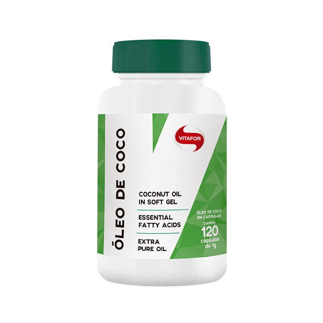 Óleo de Coco 120 Cápsulas - Vitafor
