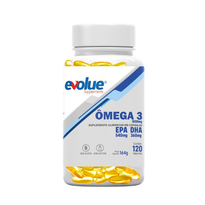 Ômega 3 (120 caps) - Evolue Supplements