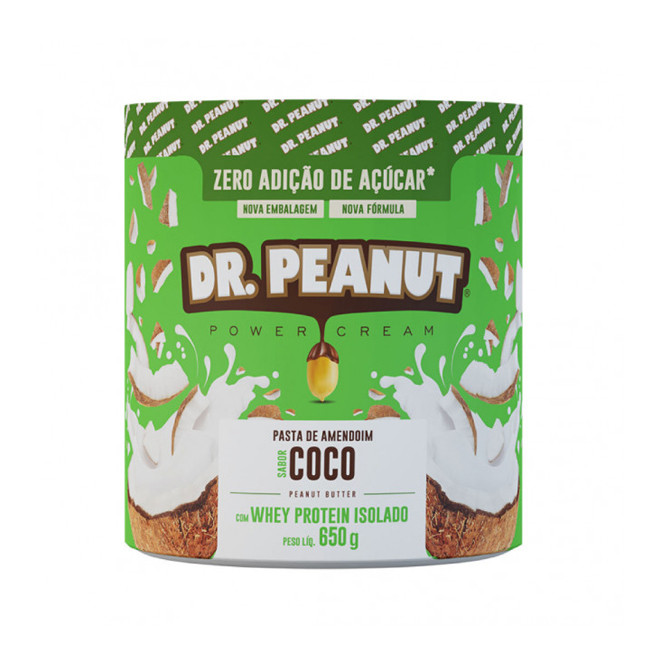 Pasta de Amendoim Coco (650g) - Dr Peanut 