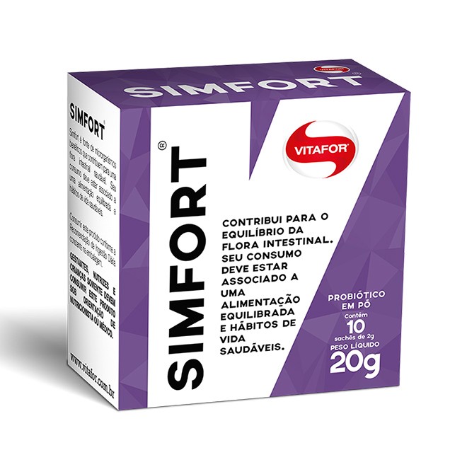 SimFort 10 Sachês de 2g - Vitafor 