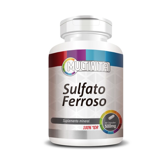 Sulfato Ferroso (60 Cápsulas) - Flora Nativa