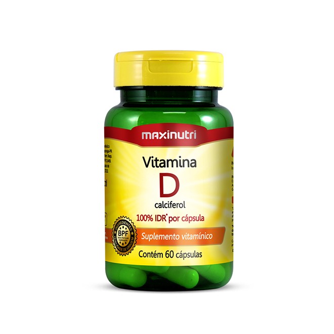 Vitamina D 60 Cápsulas - Maxinutri 
