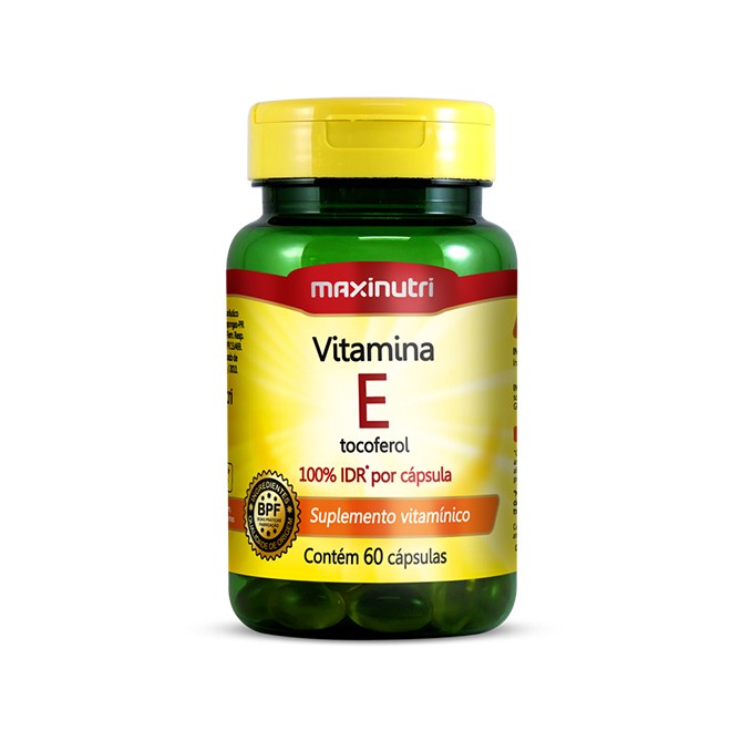 Vitamina E 10mg 60 Cápsulas - Maxinutri