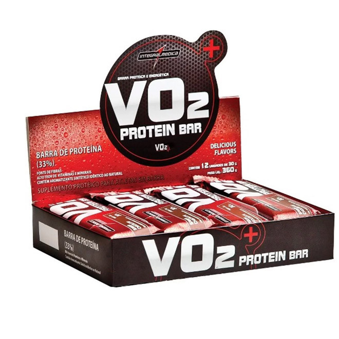 Vo2 Protein Bar CX c/ 12un - Integralmedica