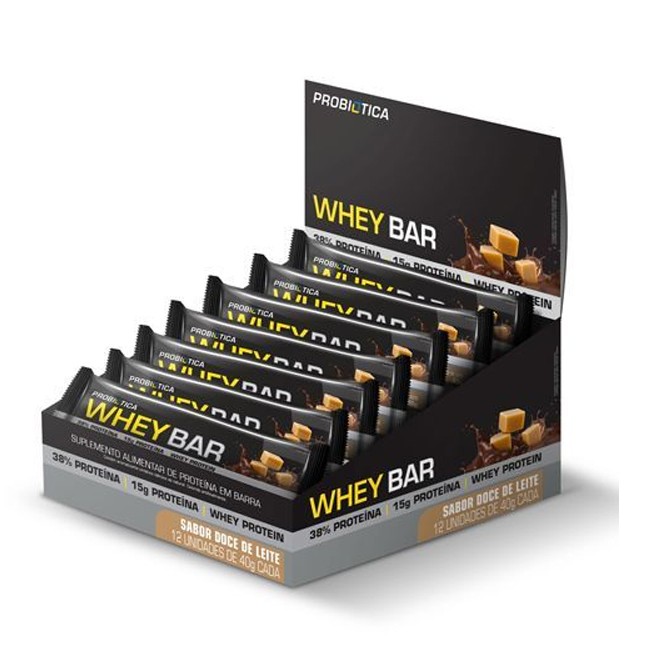 Whey Bar Caixa Caixa c/ 12 Und - Probiotica