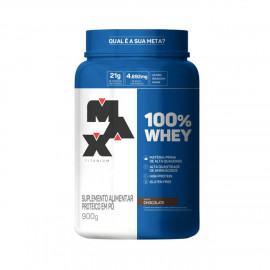100% Whey Protein 900g - Max Titanium 