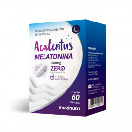 Acalentus Melatonina Zero 210mcg (60 Cápsulas) - Maxinutri 