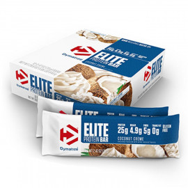 Elite Protein Bar 70G Creme de coco Cx com 12 unidades Dymatize 