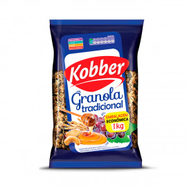 Granola Tradicional Mel, Passas e Castanhas (1kg) - Kobber