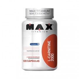 L-Carnitine 2000 60 cápsulas - Max Titanium 