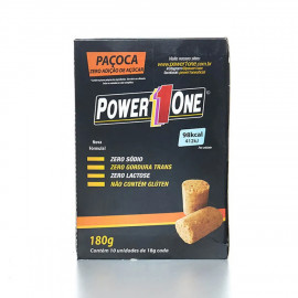 Paçoca Zero Açúcar Caixa c/ 10 Unidades – Power 1One