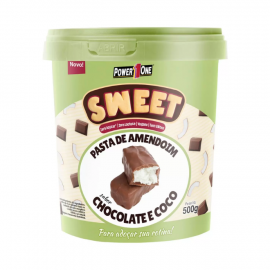 Pasta de Amendoim Sweet Sabor Chocolate c/ Coco (500g) - Power1One
