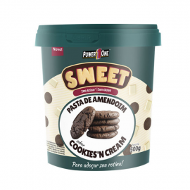 Pasta de Amendoim Sweet Sabor Cookies Cream (500g) - Power1One