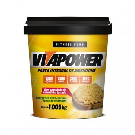 Pasta de Amendoim Integral Crocante 1,005kg - Vitapower