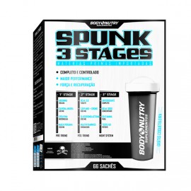 Spunk 3 Stages 66 Sachês - Body Nutry (Coqueteleira Grátis)