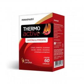 Termogênico Thermo Active Pimenta/Guaraná/Citrus (60 Cáps) - Maxinutri